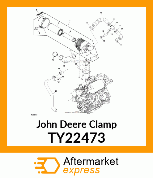 WORM GEAR CLAMP(TYPE F )U.S.,CANADA TY22473