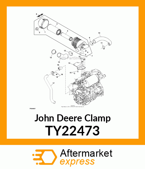 WORM GEAR CLAMP(TYPE F )U.S.,CANADA TY22473