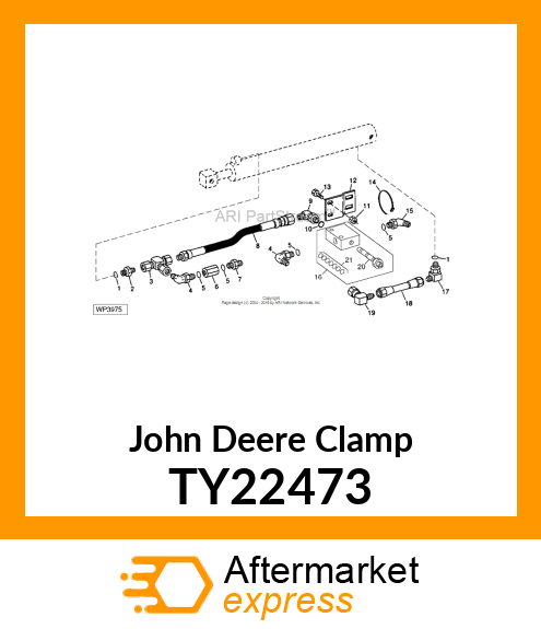 WORM GEAR CLAMP(TYPE F )U.S.,CANADA TY22473