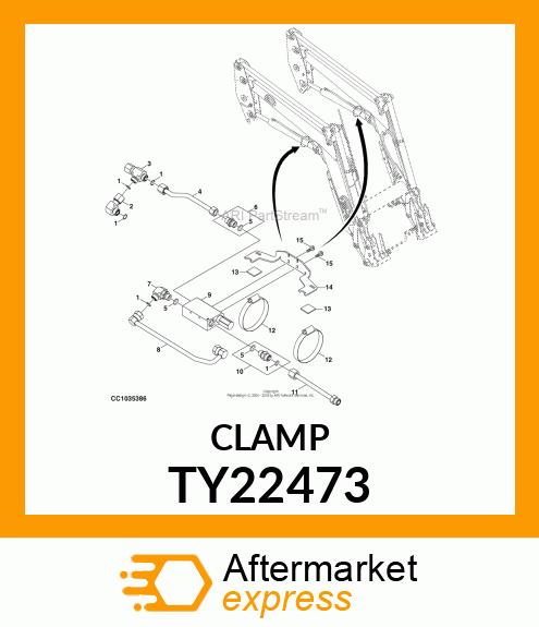 WORM GEAR CLAMP(TYPE F )U.S.,CANADA TY22473