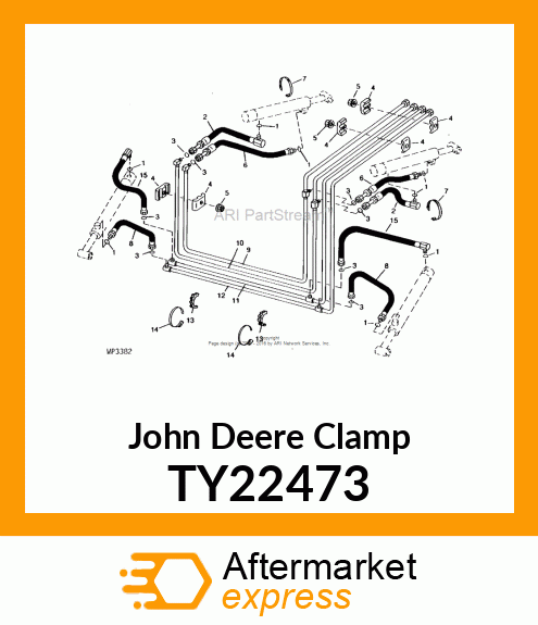 WORM GEAR CLAMP(TYPE F )U.S.,CANADA TY22473