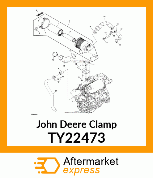 WORM GEAR CLAMP(TYPE F )U.S.,CANADA TY22473