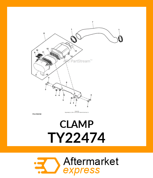 WORM GEAR CLAMP(TYPE F )U.S.,CANADA TY22474