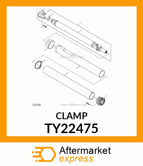 WORM GEAR CLAMP(TYPE F )U.S.,CANADA TY22475