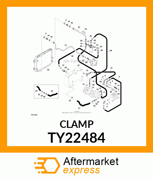 HOSE CLAMP, 1 TY22484