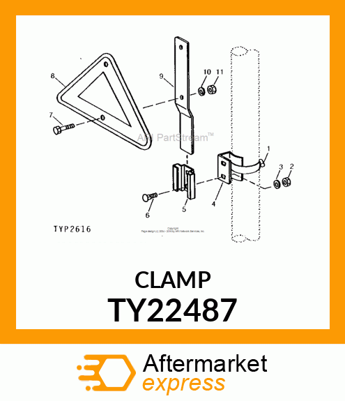 HOSE CLAMP, 2 TY22487