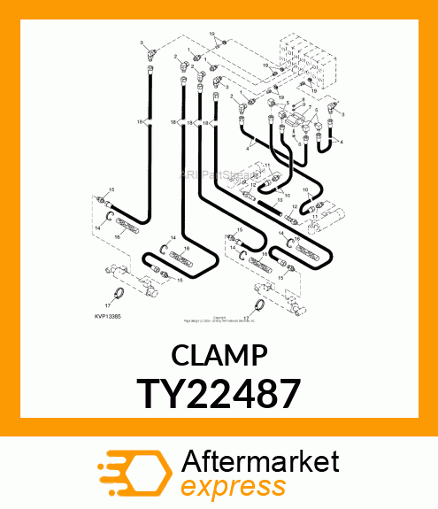 HOSE CLAMP, 2 TY22487