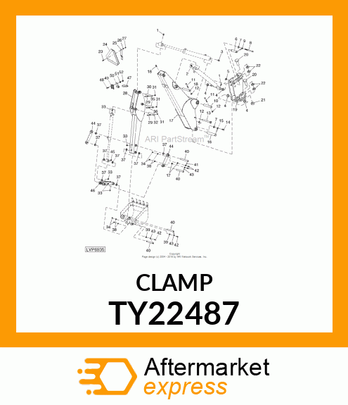 HOSE CLAMP, 2 TY22487