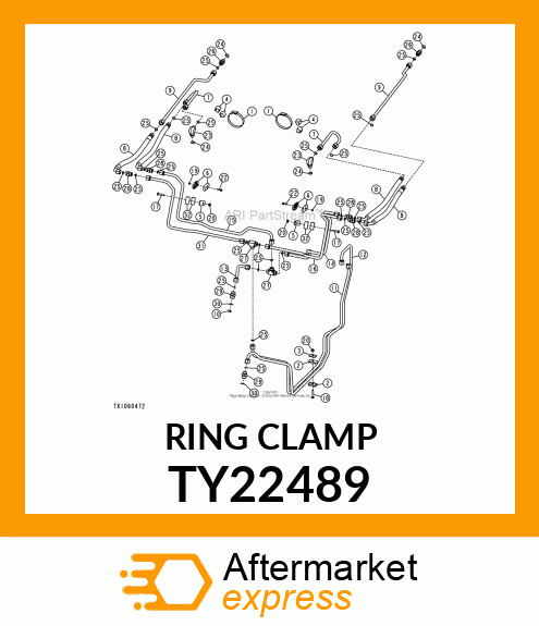 HOSE CLAMP, 3 TY22489