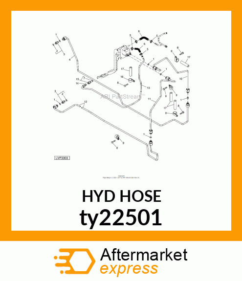 OIL HOSES 1/4"JDS205 EXCEED30R2,1 ty22501