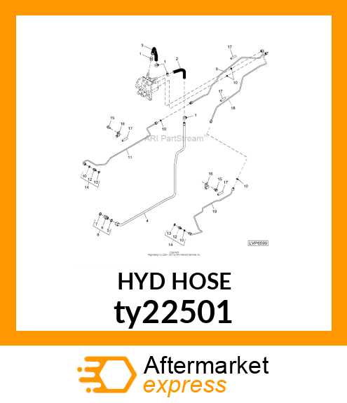 OIL HOSES 1/4"JDS205 EXCEED30R2,1 ty22501