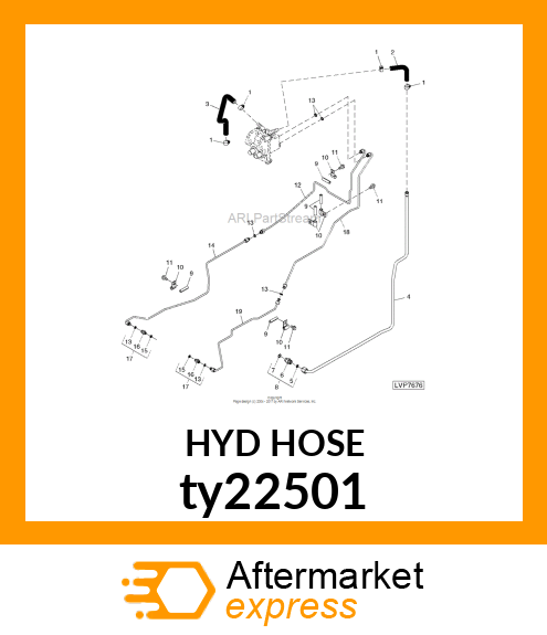 OIL HOSES 1/4"JDS205 EXCEED30R2,1 ty22501