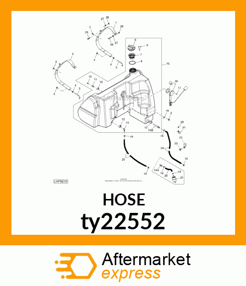 FUEL amp; OIL HOSE 3/8"JDS205 SAE30R7 ty22552