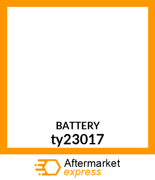 BATTERY,DRY,12V,BCI U1,CCA 165 ty23017