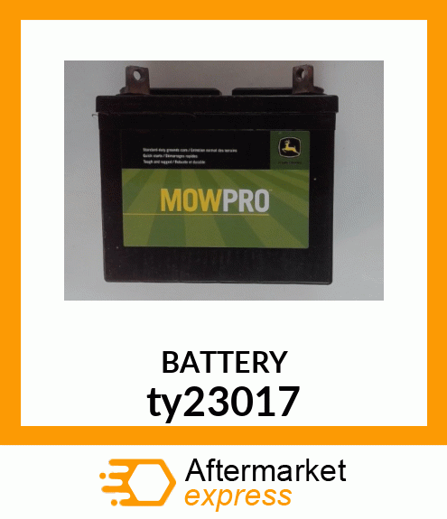 BATTERY,DRY,12V,BCI U1,CCA 165 ty23017