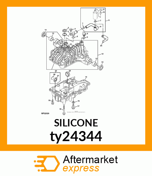 RTV CLEAR SILICONE 80ML TUBE ty24344