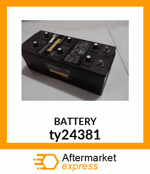 BATTERY,DRY,12V,BCI 4DLT,CCA 1000 ty24381