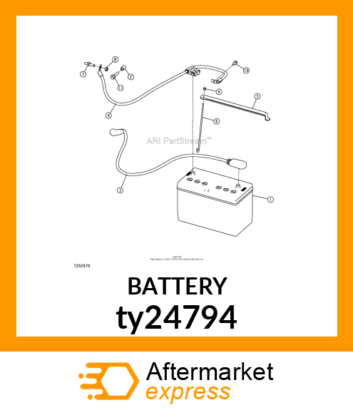 BATTERY,DRY,12V,BCI 31,CCA 925 ty24794