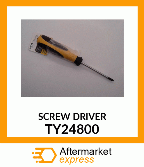 SCREWDRIVER, 3", #1 PHILLIPS TIP TY24800