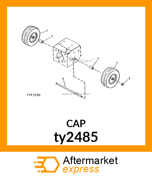 NUT, PUSH ON 1/2" ty2485