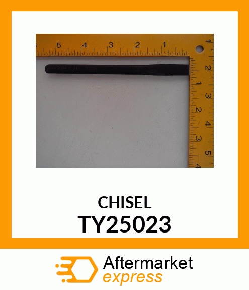 CHISEL, 3/8", NATURAL FINISH TY25023