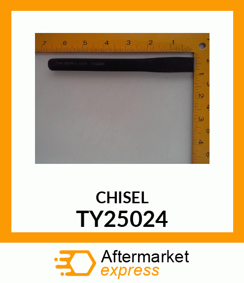 CHISEL, 5/8", NATURAL FINISH TY25024