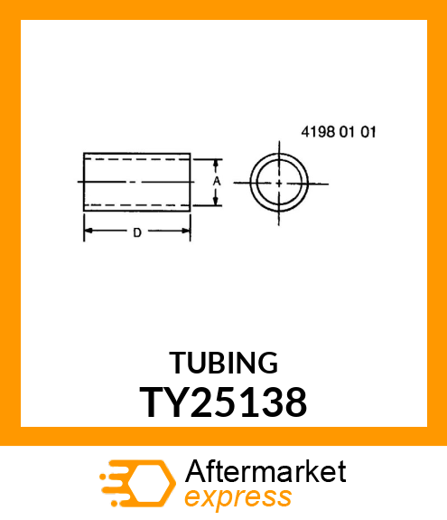 WIPER/VACUUM TUBING NON REINF TY25138