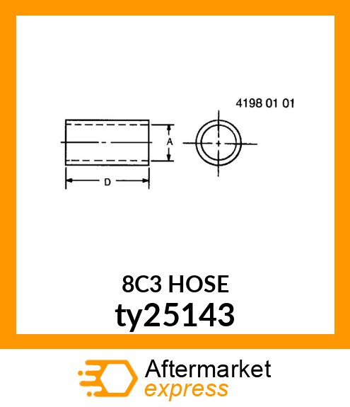 8C3 HOSE ty25143