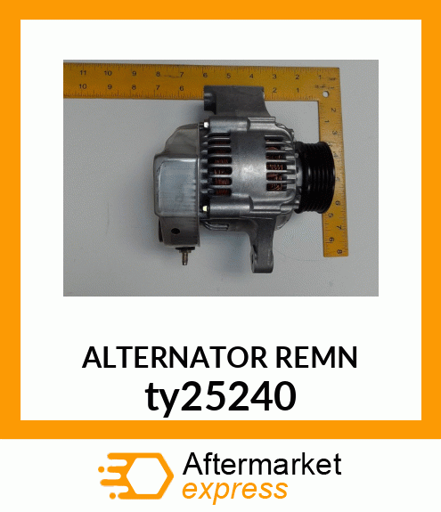 ALTERNATOR, ALTERNATOR ASSY, W/ REG ty25240