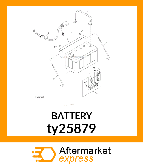 BATTERY,DRY,12V,BCI 31,CCA 925 ty25879