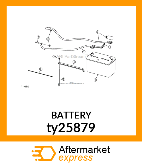 BATTERY,DRY,12V,BCI 31,CCA 925 ty25879