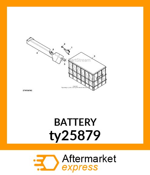 BATTERY,DRY,12V,BCI 31,CCA 925 ty25879