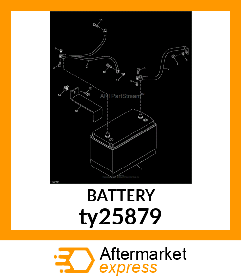 BATTERY,DRY,12V,BCI 31,CCA 925 ty25879