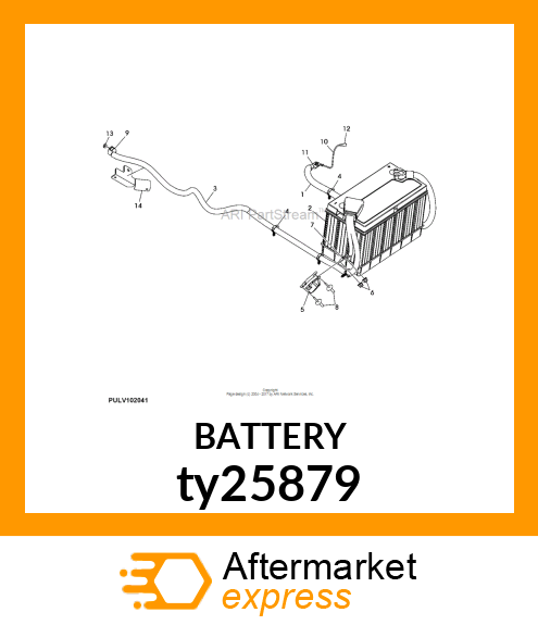 BATTERY,DRY,12V,BCI 31,CCA 925 ty25879