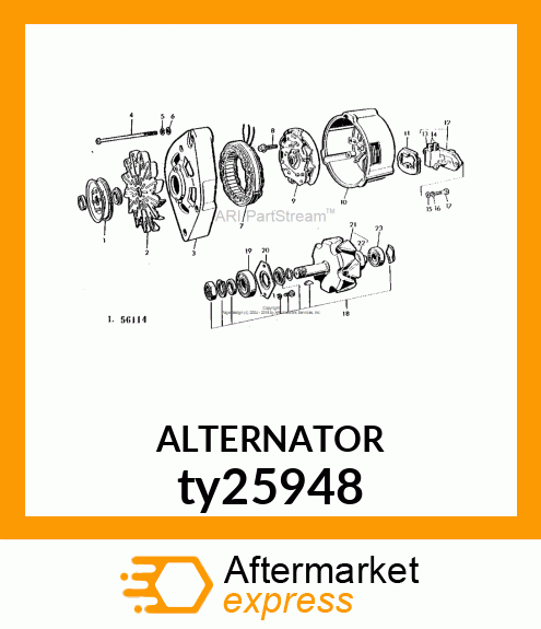 ALTERNATOR ty25948