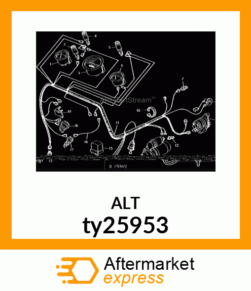 ALTERNATOR ty25953