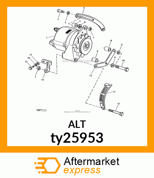 ALTERNATOR ty25953