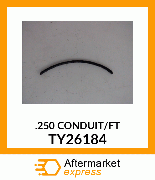 CORRUGATED NYLON HOSE, 0.25IN ID TY26184