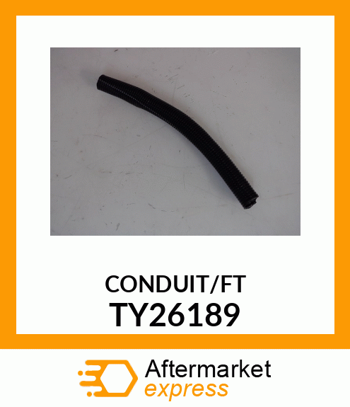 CORRUGATED NYLON HOSE, 0.63IN ID TY26189