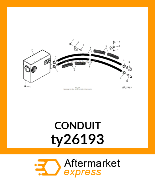 CORRUGATED NYLON HOSE, 1.50IN ID ty26193