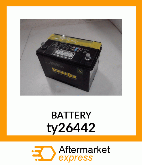 BATTERY,DRY,12V,BCI 34,CCA 770 ty26442