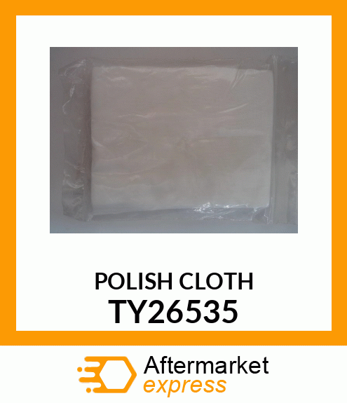 POLISH CLOTH 12X17" TY26535