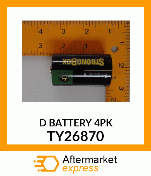 D ALKALINE BATTERY TY26870