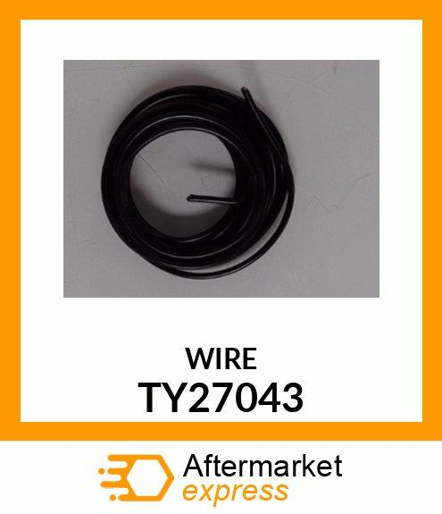 Electrical Conductor - 12 AWG BK PRIMARY WIRE,12FT PKG TY27043