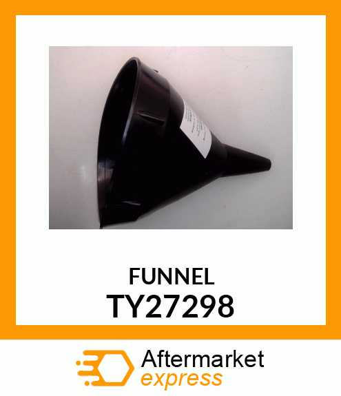 Funnel - FUNNEL, 1 PT. PLASTIC BLACK TY27298