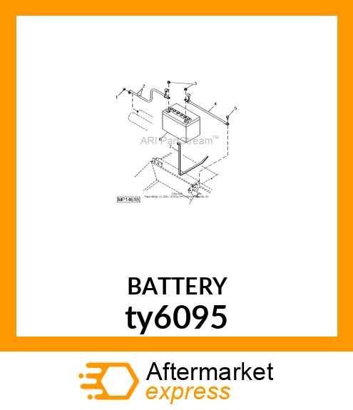 BATTERY,DRY,12V,BCI 31,CCA 925 ty6095