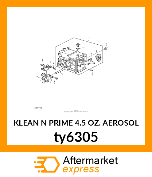 KLEAN N PRIME 4.5 OZ. AEROSOL ty6305