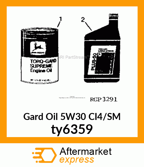 Gard Oil 5W30 CI4/SM ty6359