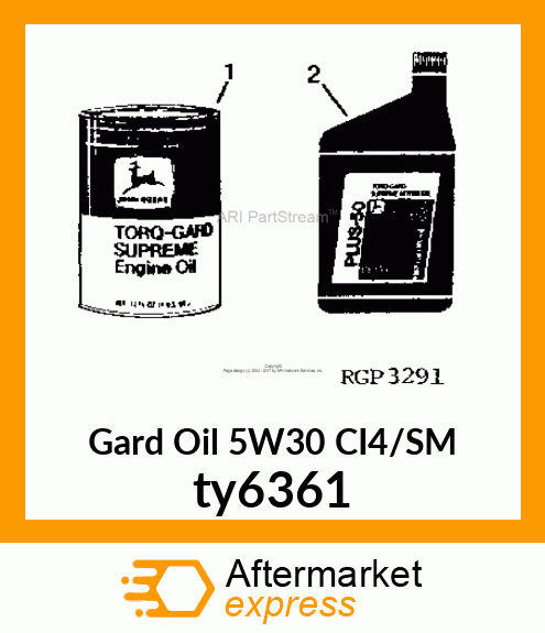 Gard Oil 5W30 CI4/SM ty6361