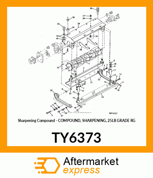 Sharpening Compound - COMPOUND, SHARPENING, 25LB GRADE RG TY6373